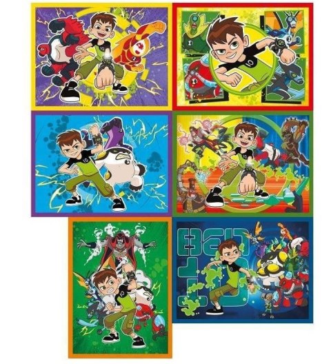 BEN 10 KLOCKI OBRAZKOWE 12 EL CARTOON NETWORK W WALIZCE BEN 10 KLOCKI OBRAZKOWE 12 EL CARTOON NETWORK W WALIZCE