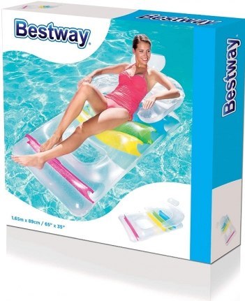 DMUCHANY MATERAC LEŻAK FOTEL DO PŁYWANIA BESTWAY 165 x 89 DMUCHANY MATERAC LEŻAK FOTEL DO PŁYWANIA BESTWAY 165 x 89
