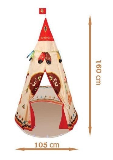 INDIAŃSKI NAMIOT TIPI WIGWAM 160X105X105 CM INDIAŃSKI NAMIOT TIPI WIGWAM 160X105X105 CM