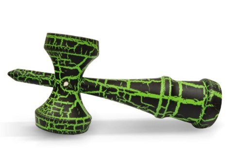 KENDAMA DREWNIANA JAPOŃSKA GRA ZRĘCZNOŚCIOWA CZARNO ZIELONA KENDAMA DREWNIANA JAPOŃSKA GRA ZRĘCZNOŚCIOWA CZARNO ZIELONA