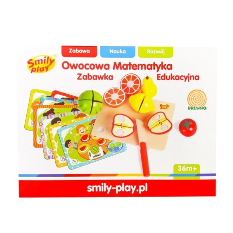 OWOCOWA MATEMATYKA DREWNO ZABAWKA EDUKACYJNA SMILY PLAY OWOCOWA MATEMATYKA DREWNO ZABAWKA EDUKACYJNA SMILY PLAY