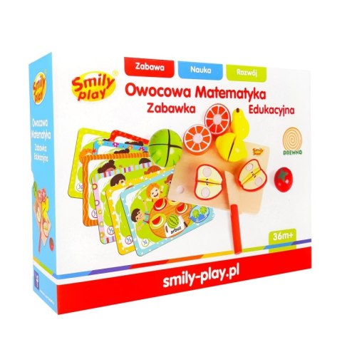 OWOCOWA MATEMATYKA DREWNO ZABAWKA EDUKACYJNA SMILY PLAY OWOCOWA MATEMATYKA DREWNO ZABAWKA EDUKACYJNA SMILY PLAY