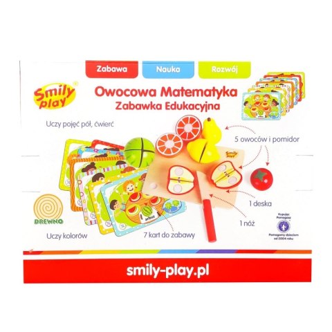 OWOCOWA MATEMATYKA DREWNO ZABAWKA EDUKACYJNA SMILY PLAY OWOCOWA MATEMATYKA DREWNO ZABAWKA EDUKACYJNA SMILY PLAY
