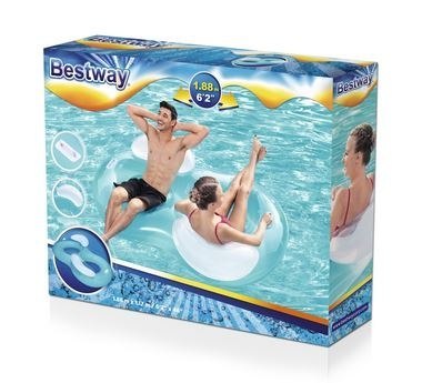 PODWÓJNY FOTEL DMUCHANY LAZY 188x117 BESTWAY NIEBIESKI PODWÓJNY FOTEL DMUCHANY LAZY 188x117 BESTWAY NIEBIESKI