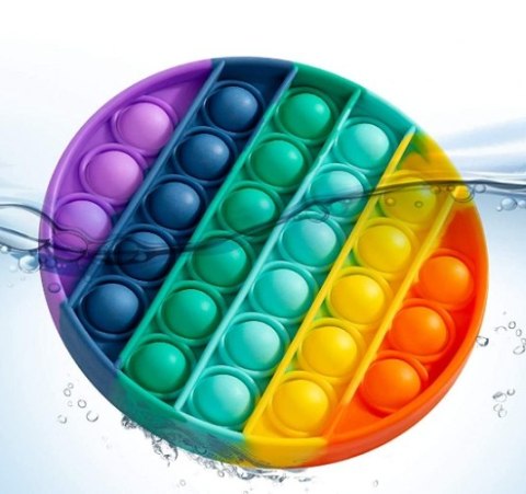 PUSH POP BUBBLE ANTYSTRESOWA ZABAWKA SENSORYCZNA TĘCZOWA PUSH POP BUBBLE ANTYSTRESOWA ZABAWKA SENSORYCZNA TĘCZOWA