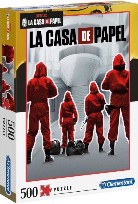 PUZZLE DOM Z PAPIERU 500 LA CASA DE PAPEL CLEMENTONI PUZZLE DOM Z PAPIERU 500 LA CASA DE PAPEL CLEMENTONI