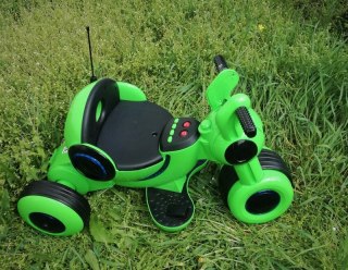 TRÓJKOŁOWY POJAZD MOTOR NA AKUMULATOR DŹWIĘK ŚWIATŁA