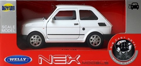 WELLY MALUCH FIAT 126P 1:34 SAMOCHÓD KOLEKCJONERSKI WELLY MALUCH FIAT 126P 1:34 SAMOCHÓD KOLEKCJONERSKI
