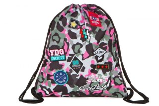 WOREK NA BUTY WODOODPORNY SPRINT CAMO PINK BADGES CP KIESZEŃ