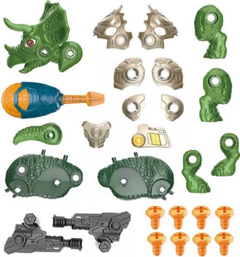 Dinozaur transformujący Triceratops do skręcania 2w1 Dinozaur transformujący Triceratops do skręcania 2w1