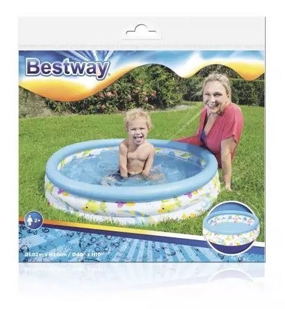 Dmuchany basenik zwierzątka morskie 102 x 25 cm Bestway Dmuchany basenik zwierzątka morskie 102 x 25 cm Bestway