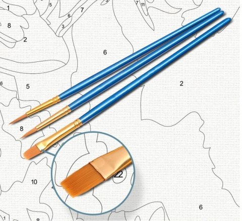 Malowanie po numerach Dziewczynka i wilk 40 x 50 cm Malowanie po numerach Dziewczynka i wilk 40 x 50 cm