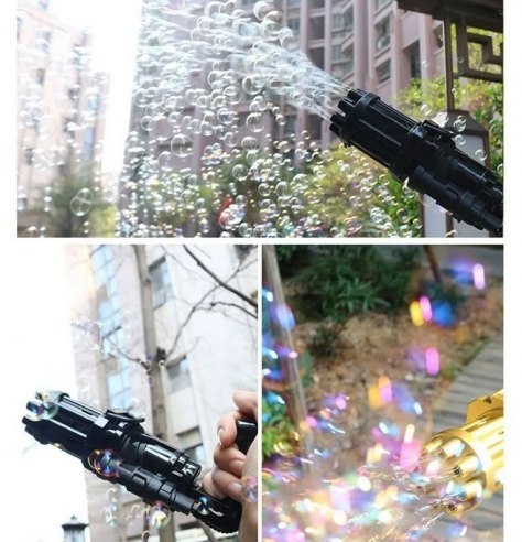 Miotacz pistolet do robienia baniek mydlanych Miotacz pistolet do robienia baniek mydlanych