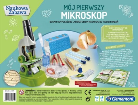 Mój pierwszy Mikroskop Naukowa Zabawa Clementoni Mój pierwszy Mikroskop Naukowa Zabawa Clementoni