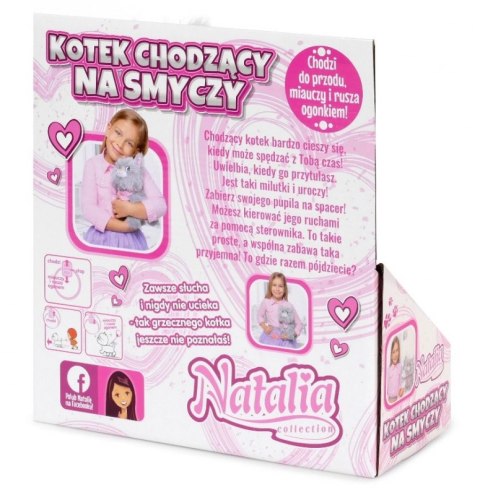 ŚLICZNY BIAŁY KOTEK CHODZĄCY NA SMYCZY NATALIA ŚLICZNY BIAŁY KOTEK CHODZĄCY NA SMYCZY NATALIA