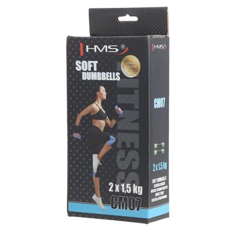 CM07 ZIELONY CIĘŻARKI MIĘKKIE 2 x 1,5 KG HMS CM07 ZIELONY CIĘŻARKI MIĘKKIE 2 x 1,5 KG HMS