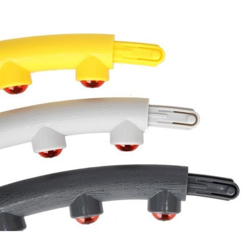 HHP005 GREY-YELLOW HULA HOP MASUJĄCY Z MAGNESAMI 85CM HMS HHP005 GREY-YELLOW HULA HOP MASUJĄCY Z MAGNESAMI 85CM HMS