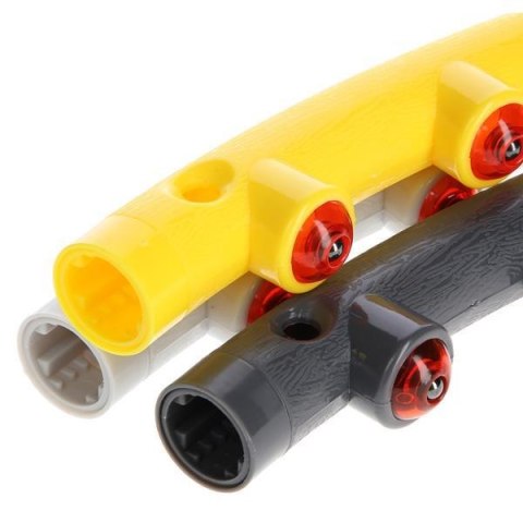 HHP005 GREY-YELLOW HULA HOP MASUJĄCY Z MAGNESAMI 85CM HMS HHP005 GREY-YELLOW HULA HOP MASUJĄCY Z MAGNESAMI 85CM HMS