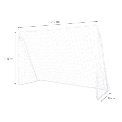 BR240P 2w1 BRAMKA Z SIATKĄ I PANELEM DO CELOWANIA 240x150cm NILS BR240P 2w1 BRAMKA Z SIATKĄ I PANELEM DO CELOWANIA 240x150cm NILS