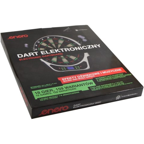 DART ELEKTRONICZNY Z ZASILACZEM ENERO 50 CM DART ELEKTRONICZNY Z ZASILACZEM ENERO 50 CM