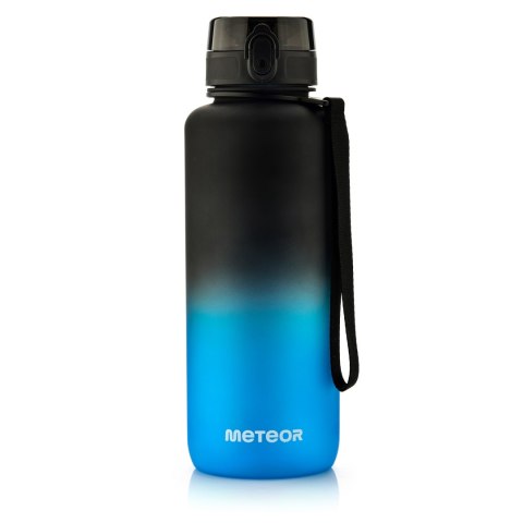 Bidon sportowy Meteor 1500 ml czarny/niebieski Bidon sportowy Meteor 1500 ml czarny/niebieski