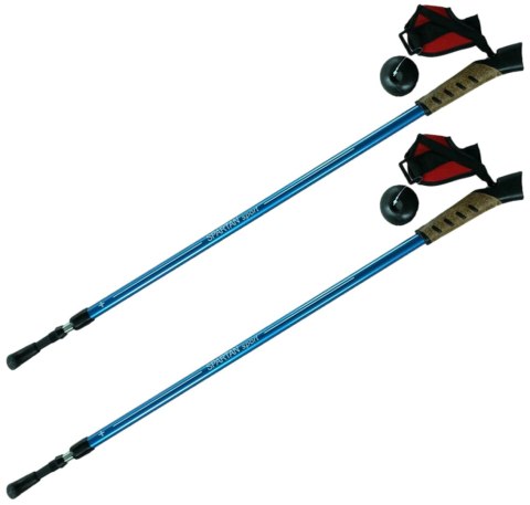 KIJE NORDIC WALKING 2-SEKFENCJE NIEBIESKIE KIJE NORDIC WALKING 2-SEKFENCJE NIEBIESKIE