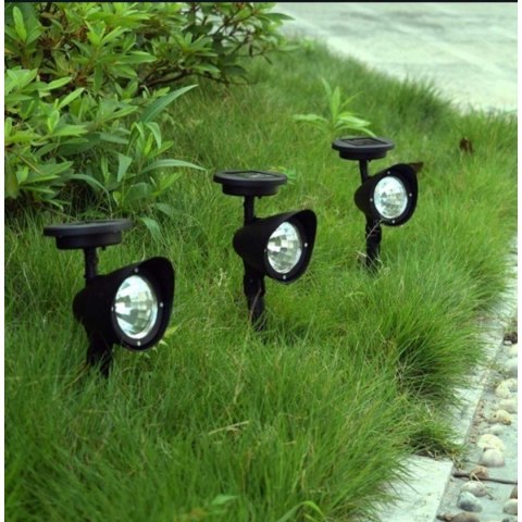 LAMPA SOLARNA REFLEKTOR 3 LED WBIJANY