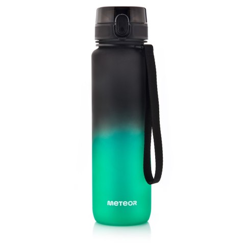Bidon sportowy Meteor 1000 ml czarny/zielony Bidon sportowy Meteor 1000 ml czarny/zielony