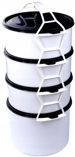 Menażka 4-częściowa 3x1,2l+1,5l Menażka 4-częściowa 3x1,2l+1,5l