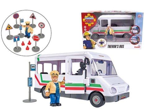 Strażak Sam Autobus Trevora z figurką Strażak Sam Autobus Trevora z figurką