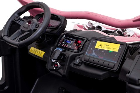 Auto Na Akumulator Pojazd Buggy Maverick Turbo RR Różowy