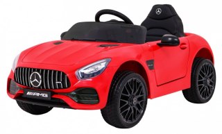 Auto Na Akumulator Mercedes Benz GT Czerwony + Pilot Wolny Start MP3 LED