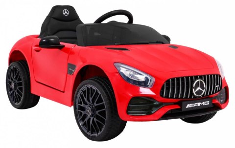 Auto Na Akumulator Mercedes Benz GT Czerwony + Pilot Wolny Start MP3 LED