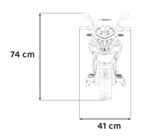 Motor Honda NC750X Biały Motor Honda NC750X Biały