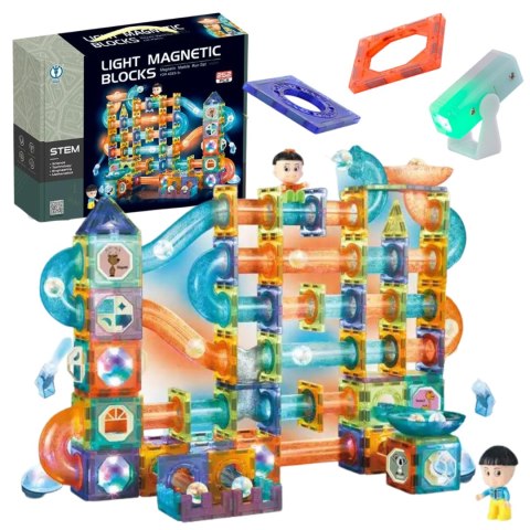 ZESTAW KLOCKI MAGNETYCZNE KONSTRUKCYJNE ŚWIECĄCE ZJEŻDŻALNIA ZAMEK 252 EL ZESTAW KLOCKI MAGNETYCZNE KONSTRUKCYJNE ŚWIECĄCE ZJEŻDŻALNIA ZAMEK 252 EL