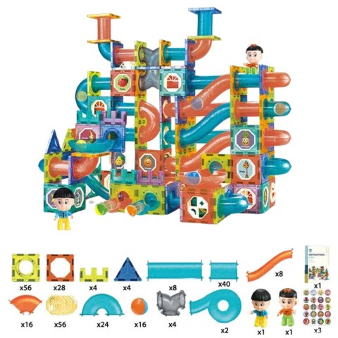 ZESTAW KLOCKI MAGNETYCZNE KONSTRUKCYJNE UKŁADANKA TOR ZAMEK FIGURKI 268 EL ZESTAW KLOCKI MAGNETYCZNE KONSTRUKCYJNE UKŁADANKA TOR ZAMEK FIGURKI 268 EL