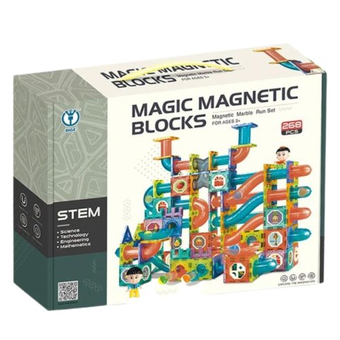 ZESTAW KLOCKI MAGNETYCZNE KONSTRUKCYJNE UKŁADANKA TOR ZAMEK FIGURKI 268 EL ZESTAW KLOCKI MAGNETYCZNE KONSTRUKCYJNE UKŁADANKA TOR ZAMEK FIGURKI 268 EL