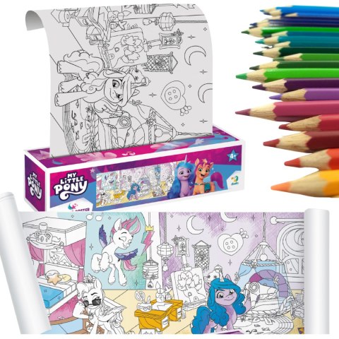 Zestaw Do Malowania Kolorowanka W Rolce Kucyki Konie My Little Pony Zestaw Do Malowania Kolorowanka W Rolce Kucyki Konie My Little Pony