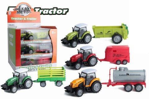 TRAKTOR METALOWY Z PRZYCZEPĄ TRAKTOR METALOWY Z PRZYCZEPĄ