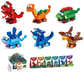 KLOCKI DINOZAURY 1szt