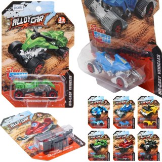 POJAZD METALOWY QUAD 6 WZORÓW 1szt