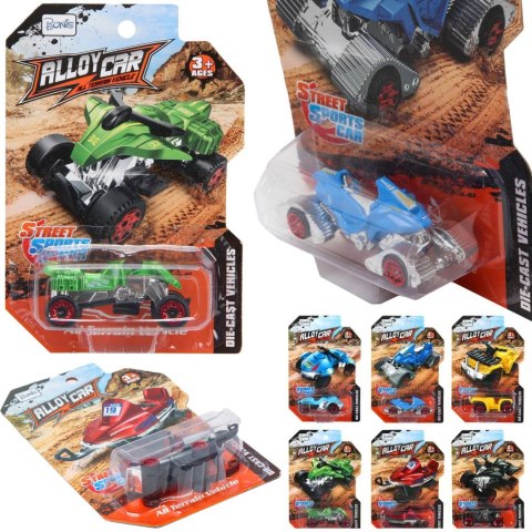 POJAZD METALOWY QUAD 6 WZORÓW 1szt POJAZD METALOWY QUAD 6 WZORÓW 1szt