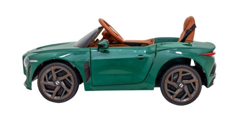 Autko Bentley Bacalar na akumulator dla dzieci Zielony + Pilot + EVA + Wolny Start + Audio LED Autko Bentley Bacalar na akumulator dla dzieci Zielony + Pilot + EVA + Wolny Start + Audio LED