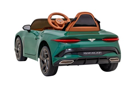 Autko Bentley Bacalar na akumulator dla dzieci Zielony + Pilot + EVA + Wolny Start + Audio LED Autko Bentley Bacalar na akumulator dla dzieci Zielony + Pilot + EVA + Wolny Start + Audio LED
