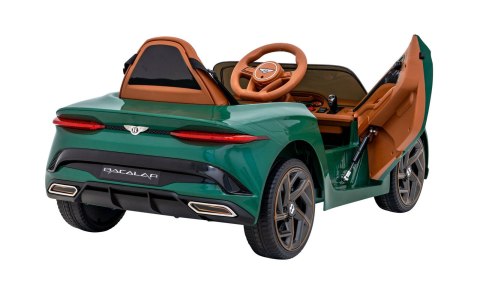 Autko Bentley Bacalar na akumulator dla dzieci Zielony + Pilot + EVA + Wolny Start + Audio LED Autko Bentley Bacalar na akumulator dla dzieci Zielony + Pilot + EVA + Wolny Start + Audio LED