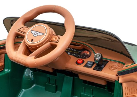 Autko Bentley Bacalar na akumulator dla dzieci Zielony + Pilot + EVA + Wolny Start + Audio LED Autko Bentley Bacalar na akumulator dla dzieci Zielony + Pilot + EVA + Wolny Start + Audio LED