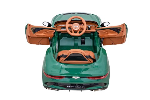Autko Bentley Bacalar na akumulator dla dzieci Zielony + Pilot + EVA + Wolny Start + Audio LED Autko Bentley Bacalar na akumulator dla dzieci Zielony + Pilot + EVA + Wolny Start + Audio LED
