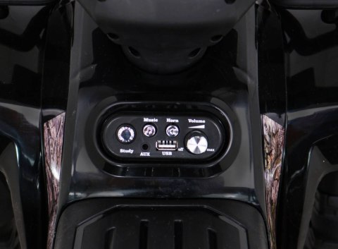 Quad Storm na akumulator dla dzieci Czarny + Silnik 25W + MP3 USB + LED Quad Storm na akumulator dla dzieci Czarny + Silnik 25W + MP3 USB + LED