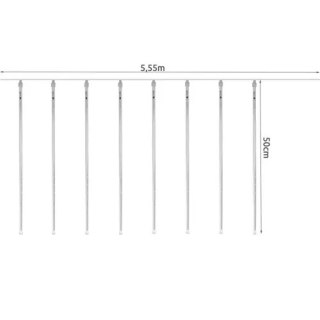 Lampki- meteory 36LED 50cm- multicolor 19929