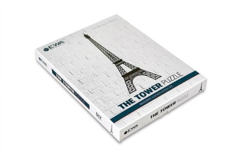 EWA Drewniane Puzzle 3D - Dekoracja Wieża Eiffla EWA Drewniane Puzzle 3D - Dekoracja Wieża Eiffla